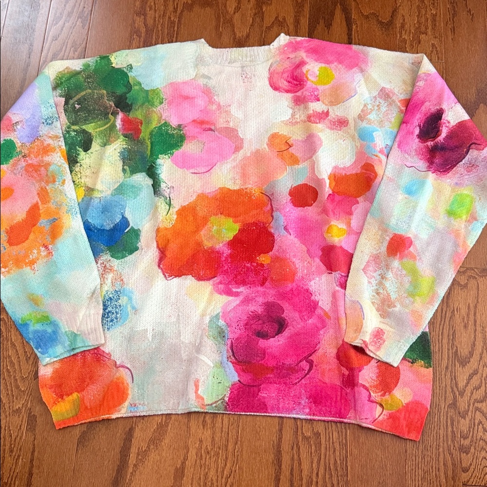 BEST SELLER! LIMITED QUANTITIES! Watercolor Floral Sweater
English Country Gardn - Picture 6 of 15
